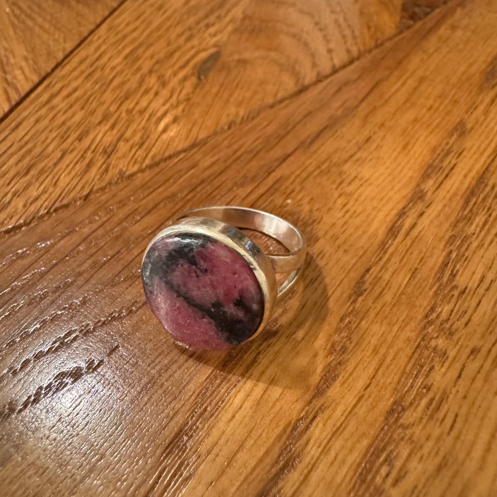 Made in Earth Rhodonite Ring